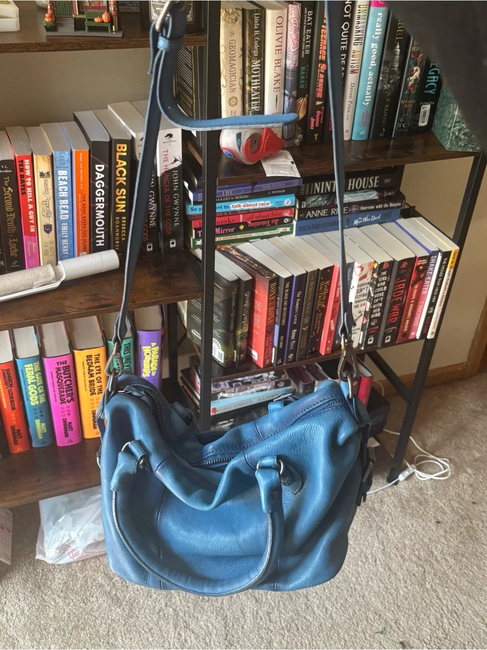 Free People Baby Emerson Tote Bag in Santorini Blue - Picture 3 of 8